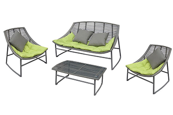 conjunto de mesa y sillas para terraza