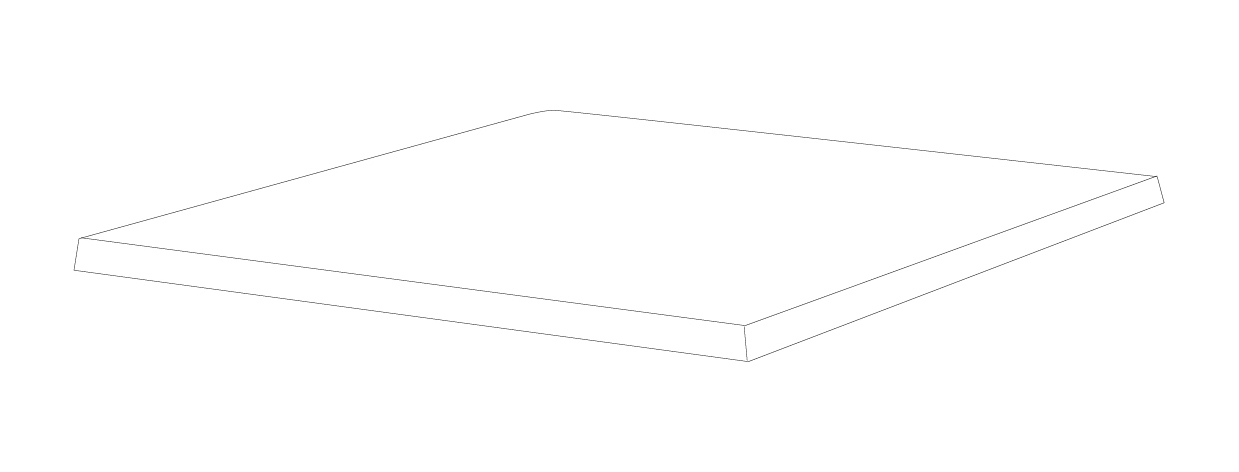 Tablero Contract 80x80 Inox Repulsado Gris 2x