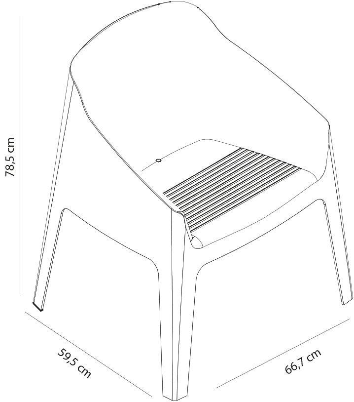 Silla Lounge Baku Recycled Arena Desierto P.26