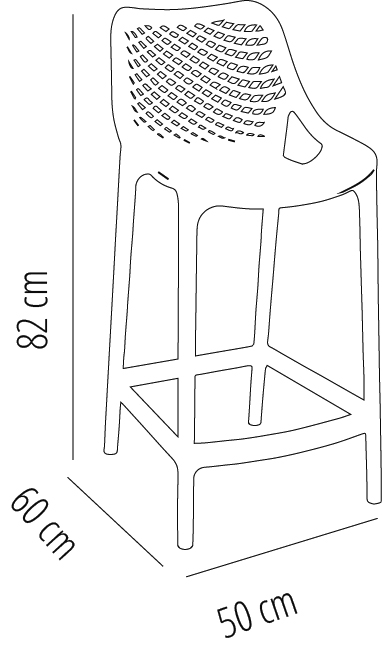 Taburete Air Bar 75