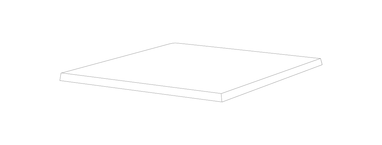 Tablero Contract 70x70 Inox Repulsado Gris 2x