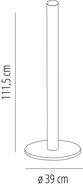 Pie Miro 110 Ø40