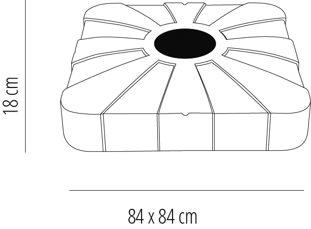 Pie Parasol Strong 150