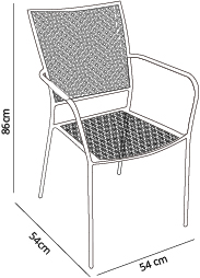 Silla Con Brazos Egeo