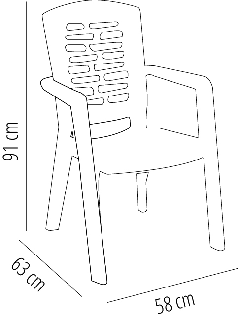 Silla Con Brazos Corfu