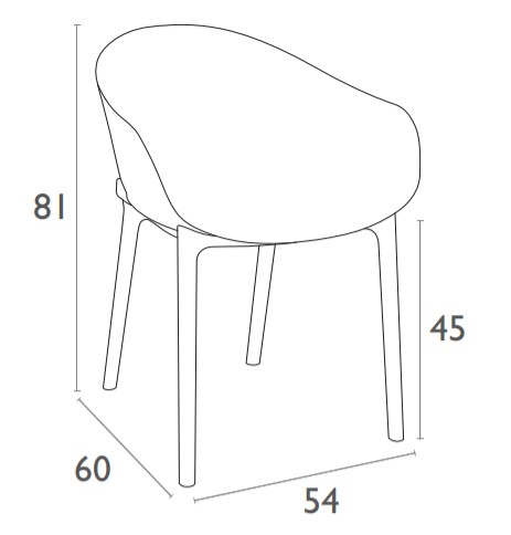 Silla Con Brazos Sky