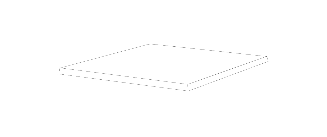 Tablero Contract 60x60 Inox Repulsado Gris 2x