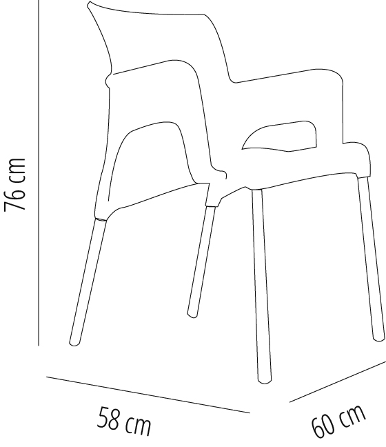 Silla Con Brazos Sun