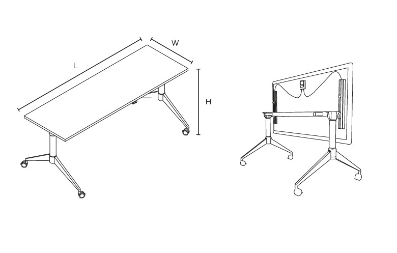 Mesa Desk 160x60