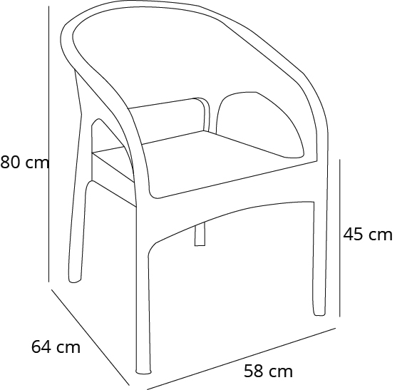 Silla Con Brazos Panama