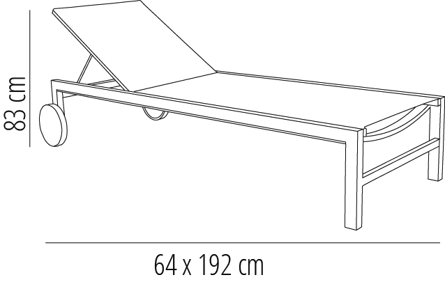 Tumbona Cubic Textilene