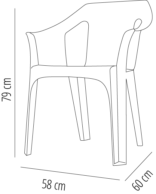 Silla Con Brazos Cool