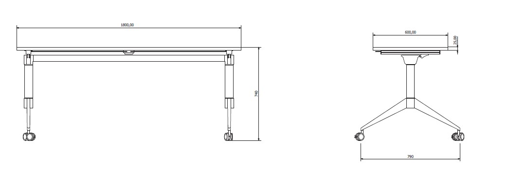 Mesa Desk 180x60