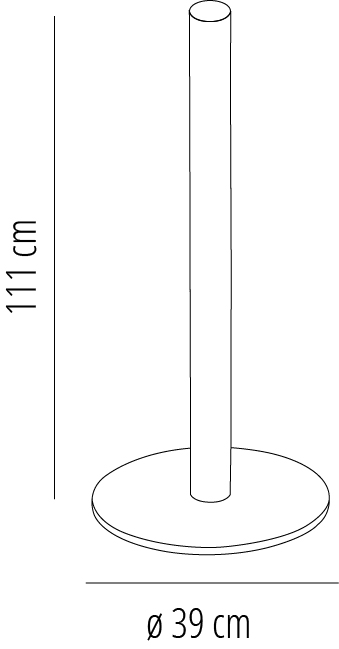 Pie Renoir Alto Ø40