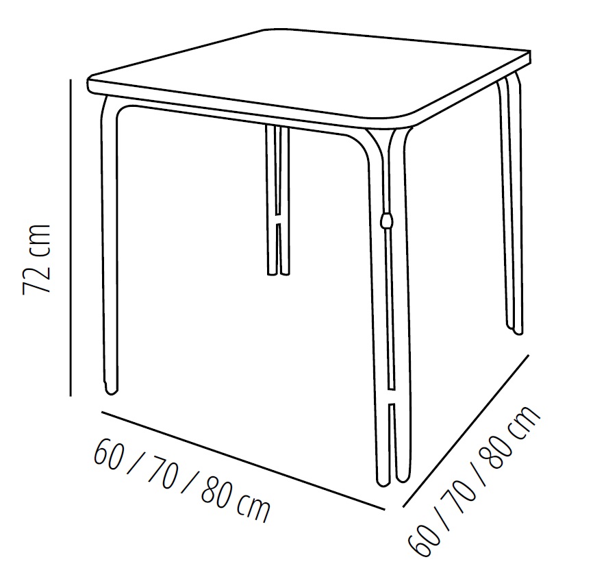 Mesa Raya-3 80x80