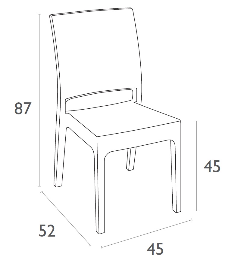 Silla Indiana Chocolate (Florida Rattan) P16