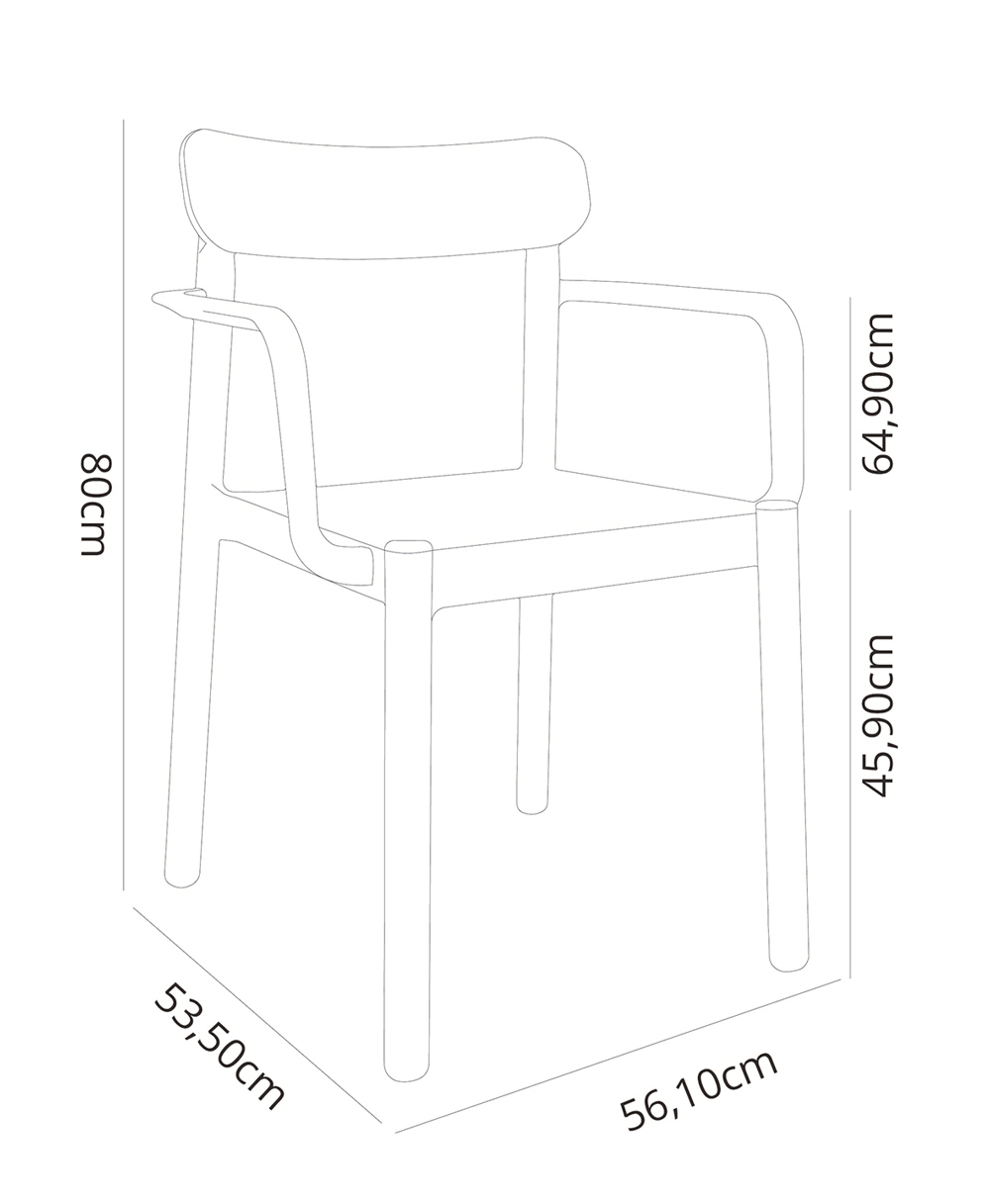 Silla Con Brazos Elba