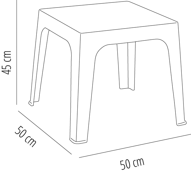 Mesa Monaco Antracita P.82