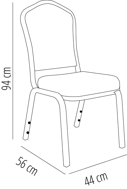 Silla Amadeus Plateado/Burdeos P.14