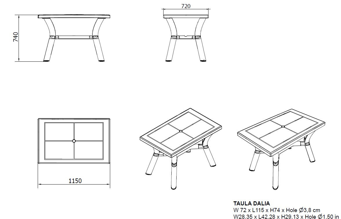 Mesa Dalia