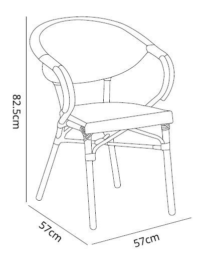 Silla Con Brazos Aurea P.10