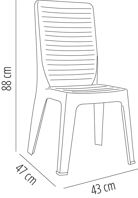 Silla Iris Blanco P30