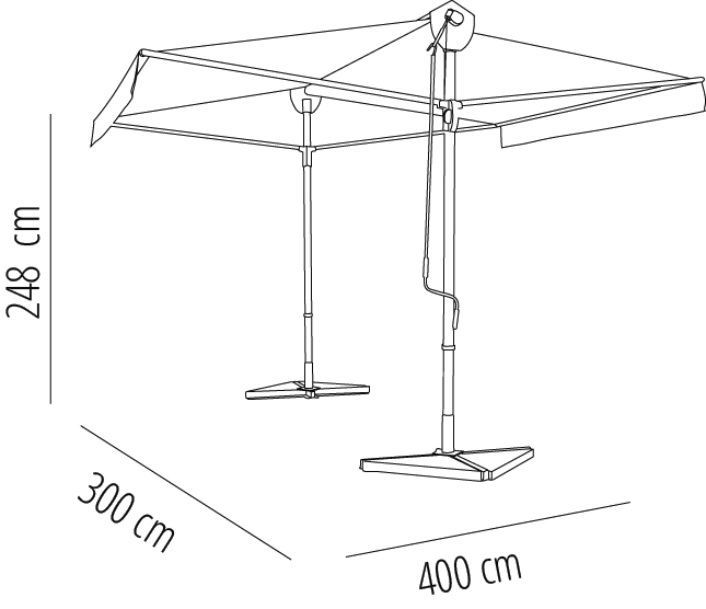 Marquesina 4x3 m