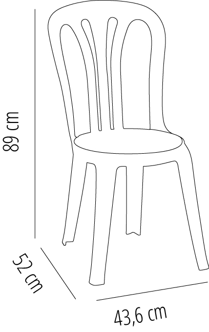 Silla Garrotxa Antracita P.88