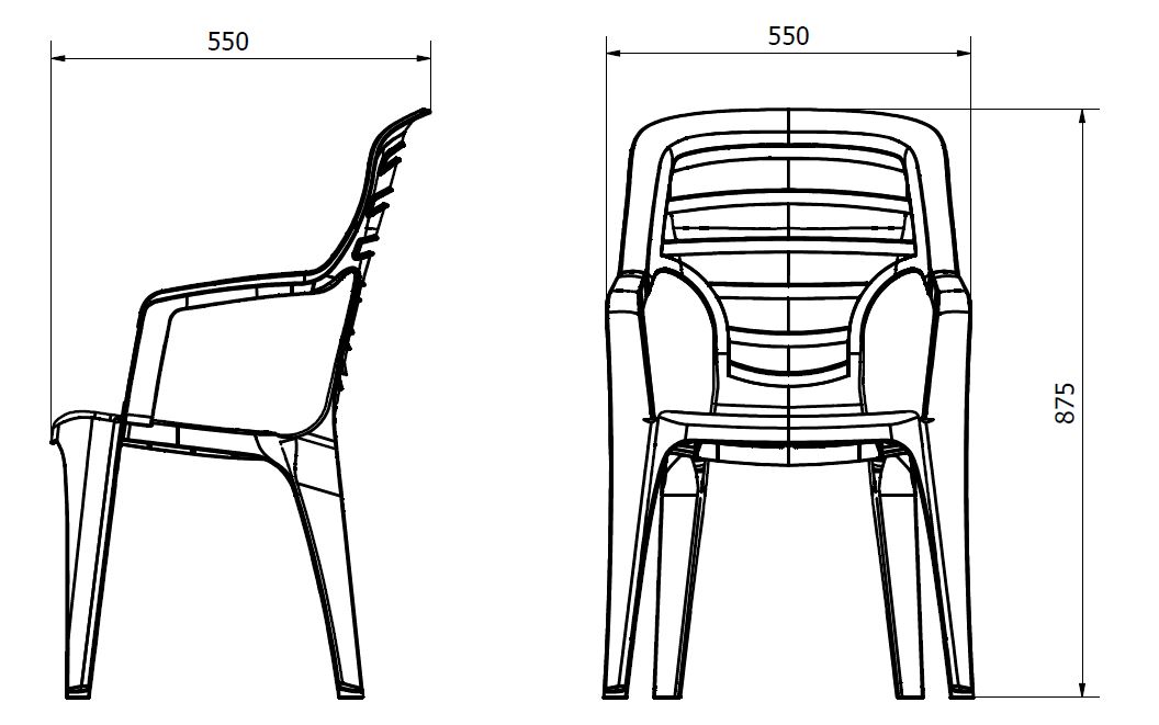 Sillon Pireo Antracita P.32