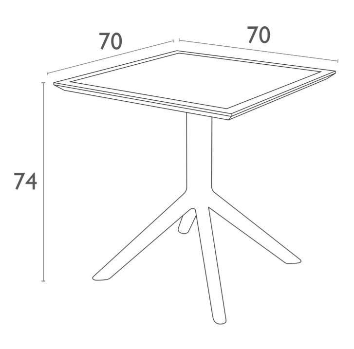 Mesa Sky 70x70