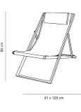 Tumbona Sand Plegable