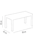 Mesa Click-Clack 90x45