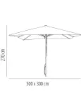 Parasol I1 3x3 m