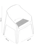 Sillon Baku Recycled