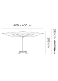 Parasol Sicilia 4x4m