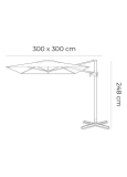 Parasol Mallorca 3x3m