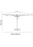 Parasol A2 4x4 m