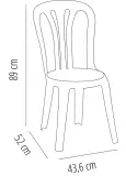 Silla Garrotxa Antracita P.88