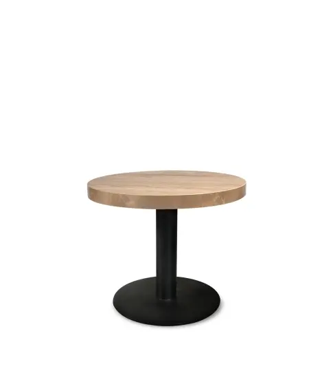 Mesa Durolight® Ø60 Roble Natural Pie Tapies Coffee Ø40 1x