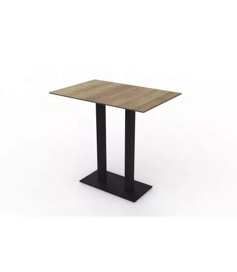 Mesa Compacto Fenolico 120x80 Pie Tapies Doble Alto