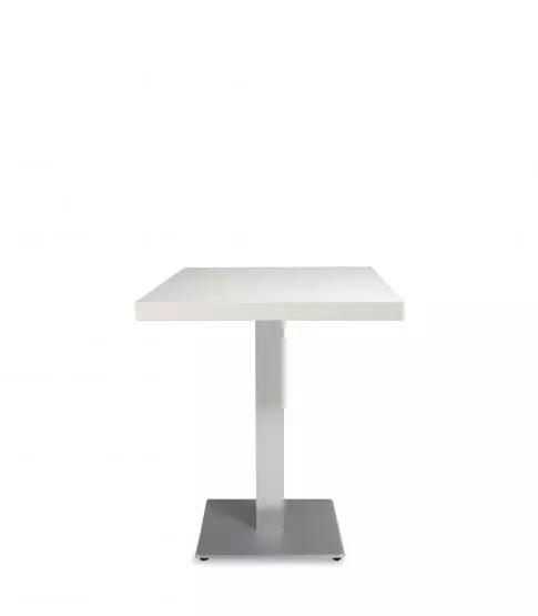 Mesa Durolight® 68x68 Blanca Pie Miro 40x40 1x