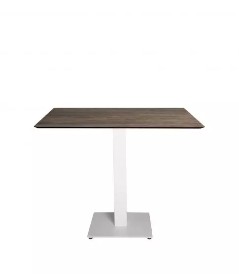 Mesa Compacto Fenolico 80x60 Pie Tapies Negro 40x40