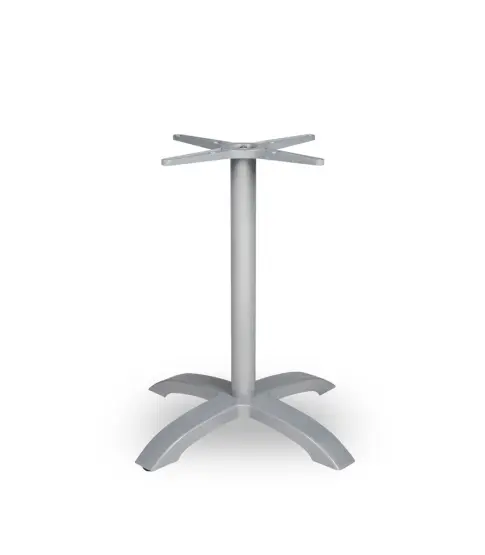 Mesa Contract Inox 60x60 Repu. Max4 Gris 1x