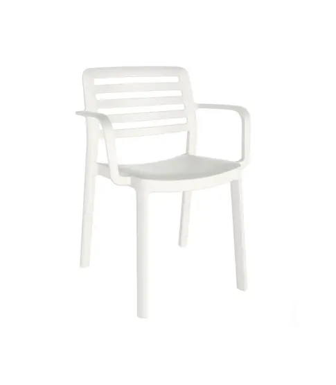 Silla Con Brazos Wind Blanca 4x