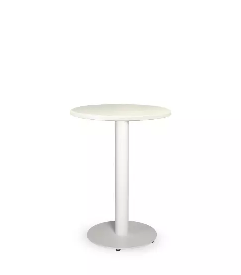 Mesa Werzalit Ø60 Blanca Pie Tapies Ø40 Blanco 1x