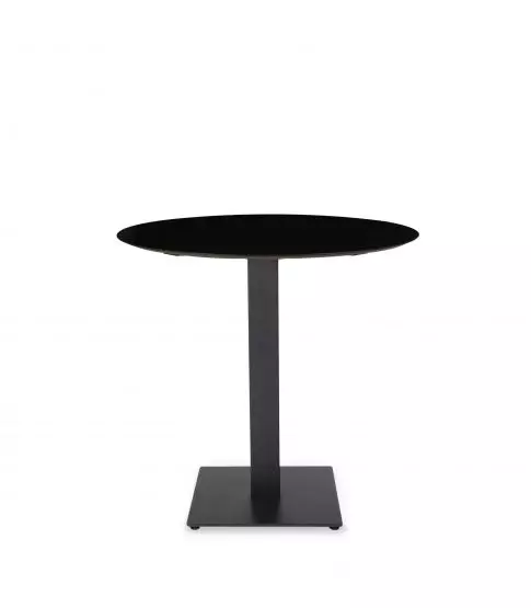 Mesa Compacto Fenolico Ø80 Negro - Pie Tapies 1x