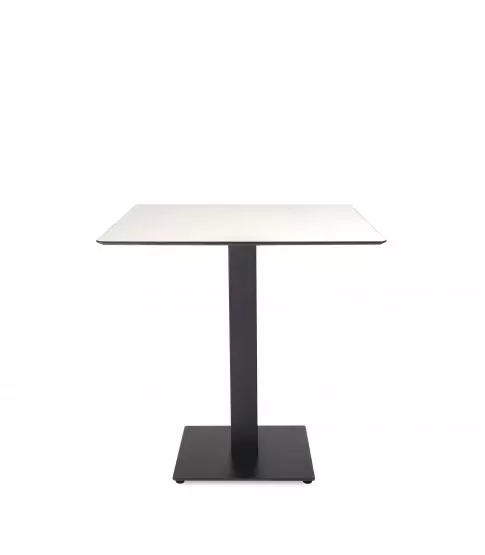 Mesa Compacto Fenolico 70x70 Blanca - Pie Tapies 1x