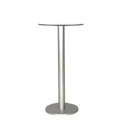 Mesa Compacto Fenolico Ø60 Blanca - Pie Miro 110 1x