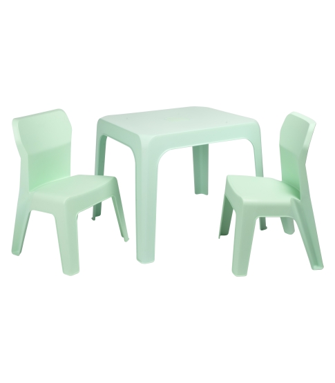 Set Jan Aquamint (Mesa + 2 Sillas) 1x