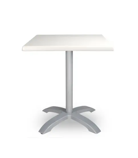 Mesa Werzalit 60x60 Max4 48 Mate Blanco 1x